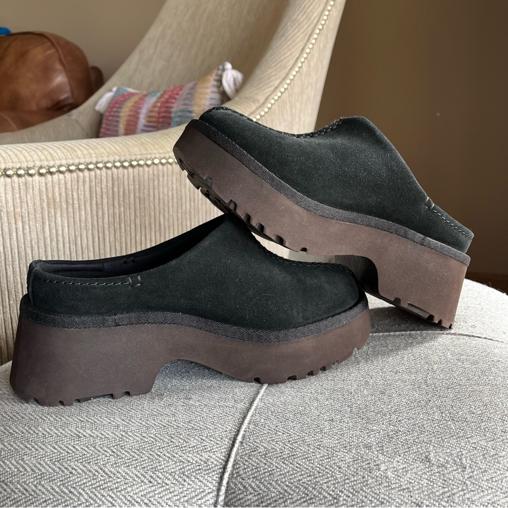 UGG Women’s New Heights Clog Suede Shoe
